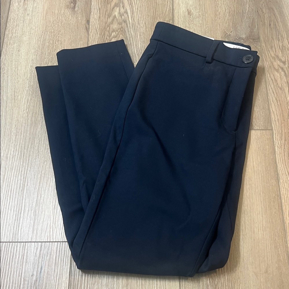 LOFT Navy Curvy Trousers